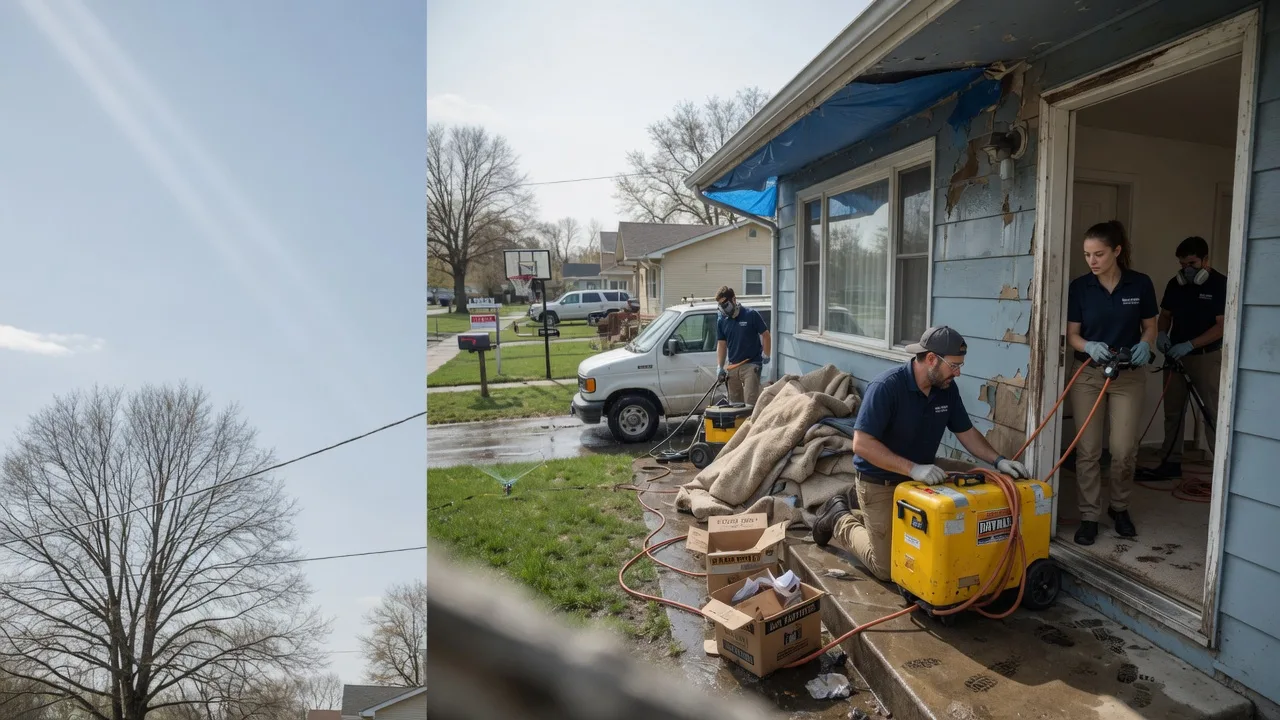Basement Flood Cleanup in Slovan, PA near me